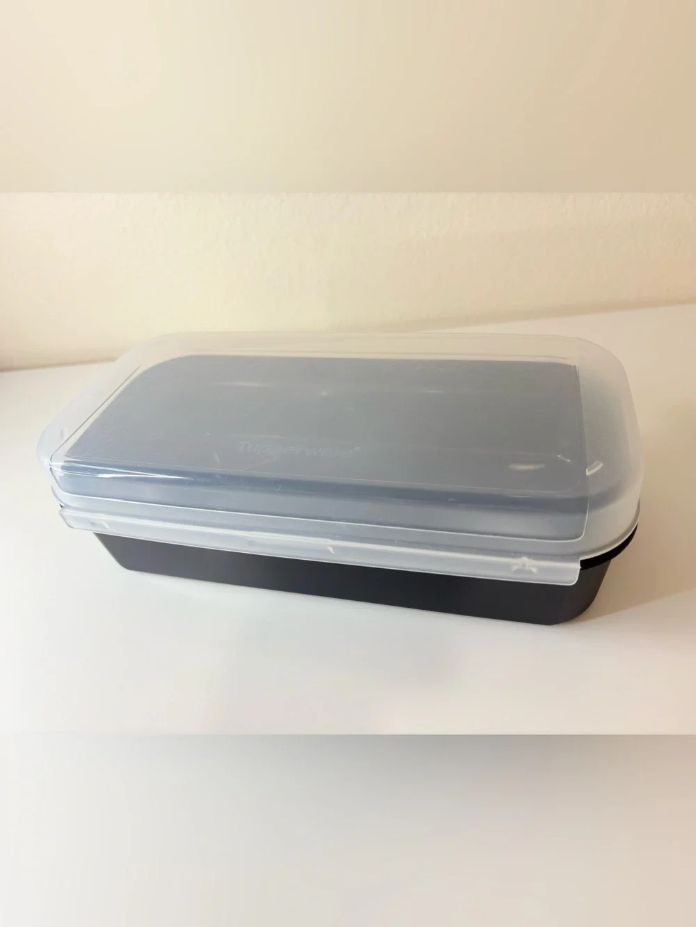 Tupperware Modular Rectangular  Storzalot Signature Hinged Lid Storage 4 Cup